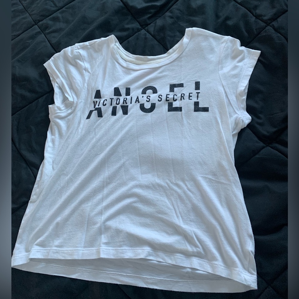White Victoria's Secret PJ Shirt